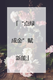 “点绿成金”赋新能