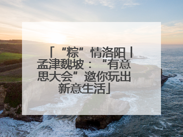 “粽”情洛阳丨孟津魏坡：“有意思大会”邀你玩出新意生活