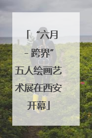 “六月 - 跨界”五人绘画艺术展在西安开幕