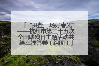 “共赴一场好春光”——杭州市第三十五次全国助残日主题活动共绘幸福答卷（组图）