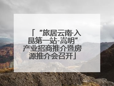 “旅居云南·入昆第一站-嵩明”产业招商推介暨房源推介会召开