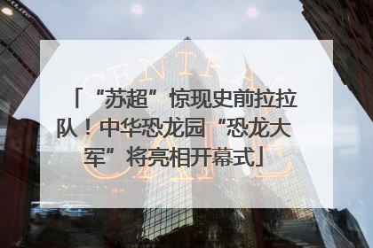 “苏超”惊现史前拉拉队！中华恐龙园“恐龙大军”将亮相开幕式