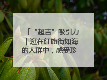 “超吉”吸引力｜逛在红旗街如海的人群中，感受珍贵的烟火气
