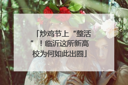 炒鸡节上“整活”！临沂这所新高校为何如此出圈
