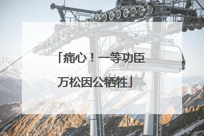 痛心！一等功臣万松因公牺牲
