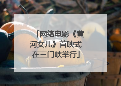 网络电影《黄河女儿》首映式在三门峡举行