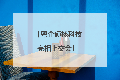 粤企硬核科技亮相上交会