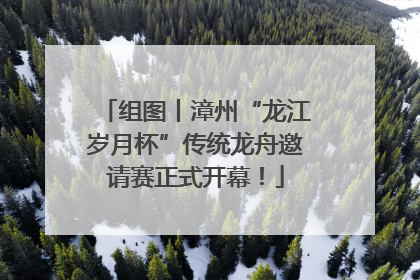 组图丨漳州“龙江岁月杯”传统龙舟邀请赛正式开幕！