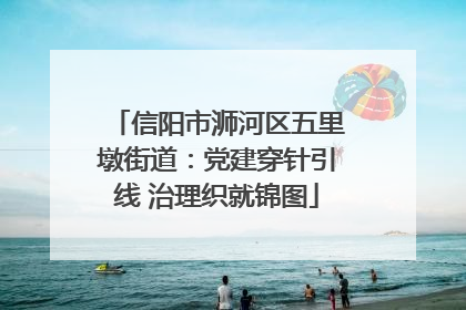 信阳市浉河区五里墩街道：党建穿针引线 治理织就锦图