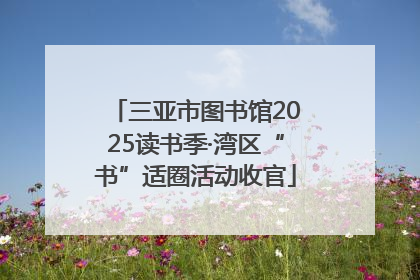 三亚市图书馆2025读书季·湾区“书”适圈活动收官