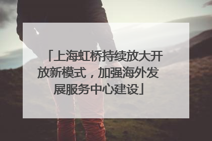 上海虹桥持续放大开放新模式，加强海外发展服务中心建设