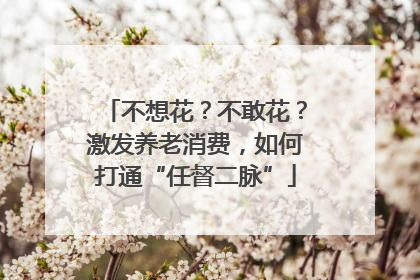不想花？不敢花？激发养老消费，如何打通“任督二脉”