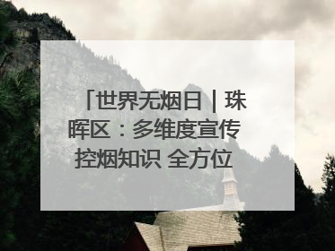 世界无烟日｜珠晖区：多维度宣传控烟知识 全方位共筑健康防线