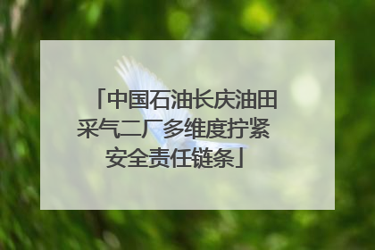 中国石油长庆油田采气二厂多维度拧紧安全责任链条