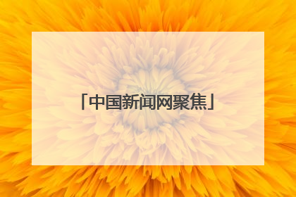 中国新闻网聚焦