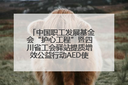中国职工发展基金会“护心工程”暨四川省工会驿站提质增效公益行动AED使用培训在达州举行