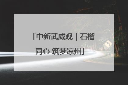 中新武威观｜石榴同心 筑梦凉州