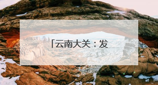 云南大关：发展筇竹产业 助力乡村振兴
