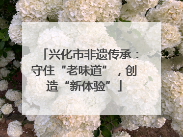 兴化市非遗传承：守住“老味道”，创造“新体验”