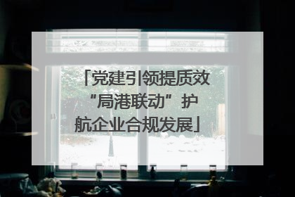 党建引领提质效 “局港联动”护航企业合规发展