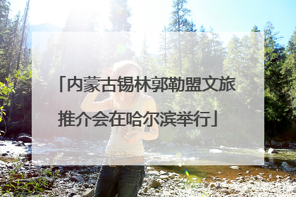 内蒙古锡林郭勒盟文旅推介会在哈尔滨举行
