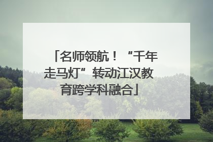 名师领航！“千年走马灯”转动江汉教育跨学科融合