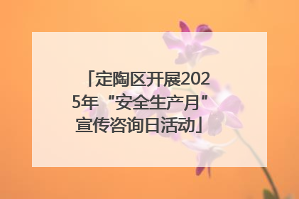 定陶区开展2025年“安全生产月”宣传咨询日活动