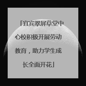 宜宾翠屏草堂中心校积极开展劳动教育，助力学生成长全面开花