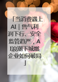 当消费遇上AI｜售气利润下行、安全监管趋严，AI浪潮下城燃企业如何破局