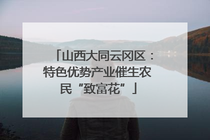 山西大同云冈区：特色优势产业催生农民“致富花”