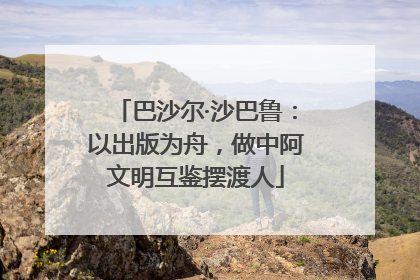 巴沙尔·沙巴鲁：以出版为舟，做中阿文明互鉴摆渡人