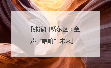 张家口桥东区：童声“唱响”未来