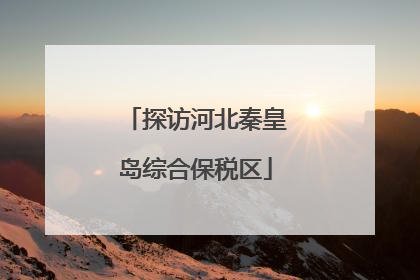 探访河北秦皇岛综合保税区