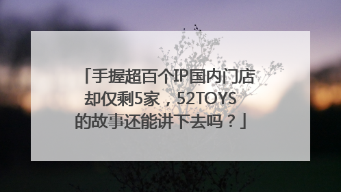 手握超百个IP国内门店却仅剩5家，52TOYS的故事还能讲下去吗？