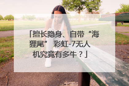 擅长隐身、自带“海狸尾” 彩虹-7无人机究竟有多牛？