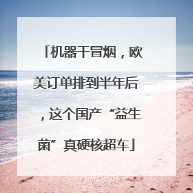 机器干冒烟，欧美订单排到半年后，这个国产“益生菌”真硬核超车