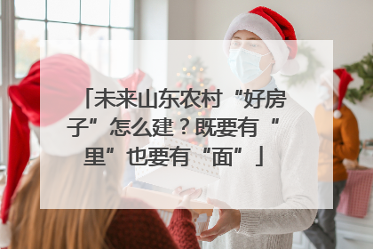 未来山东农村“好房子”怎么建？既要有“里”也要有“面”