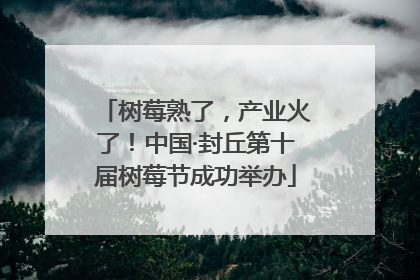 树莓熟了，产业火了！中国·封丘第十届树莓节成功举办