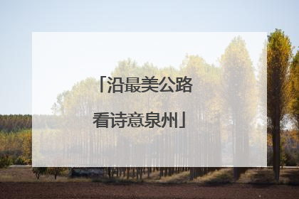 沿最美公路 看诗意泉州