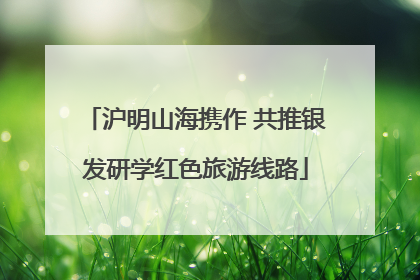 沪明山海携作 共推银发研学红色旅游线路