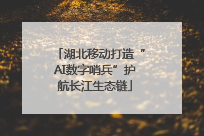 湖北移动打造“AI数字哨兵”护航长江生态链