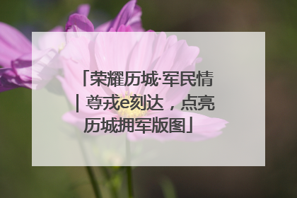 荣耀历城·军民情｜尊戎e刻达，点亮历城拥军版图