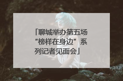 聊城举办第五场“榜样在身边”系列记者见面会