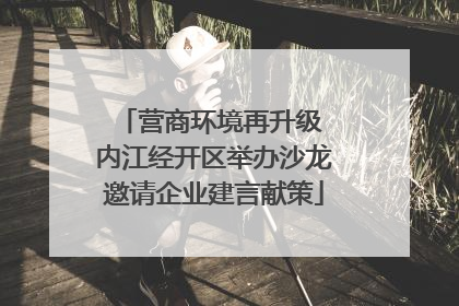 营商环境再升级 内江经开区举办沙龙邀请企业建言献策