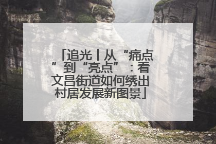 追光丨从“痛点”到“亮点”：看文昌街道如何绣出村居发展新图景
