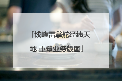 钱峰雷掌舵经纬天地 重塑业务版图