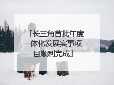 长三角首批年度一体化发展实事项目顺利完成