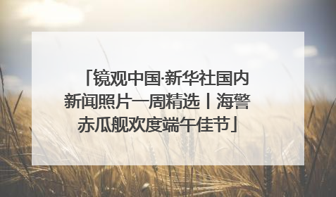 镜观中国·新华社国内新闻照片一周精选丨海警赤瓜舰欢度端午佳节