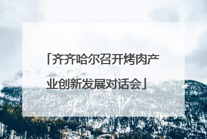 齐齐哈尔召开烤肉产业创新发展对话会
