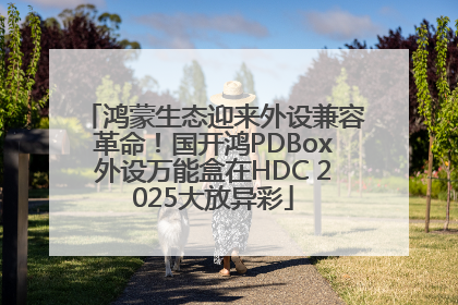 鸿蒙生态迎来外设兼容革命！国开鸿PDBox外设万能盒在HDC 2025大放异彩
